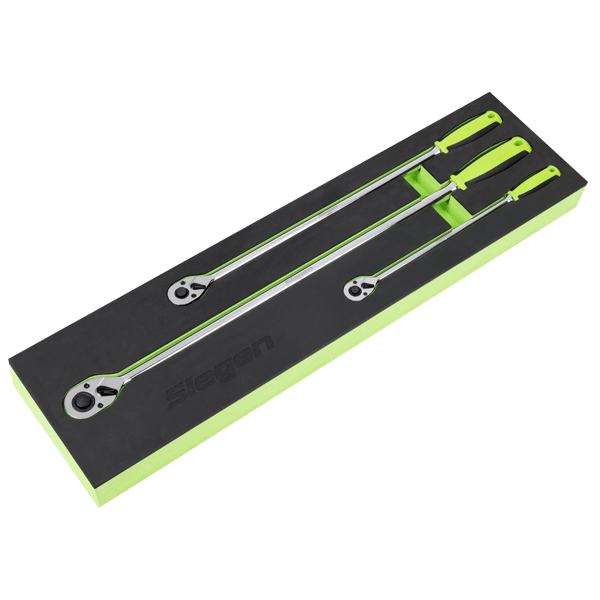 Extra-Long Ratchet Wrench Set 3pc