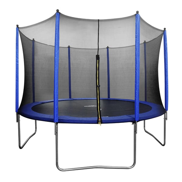 Heavy-Duty Outdoor Trampoline with Safety Enclosure Net 12ft