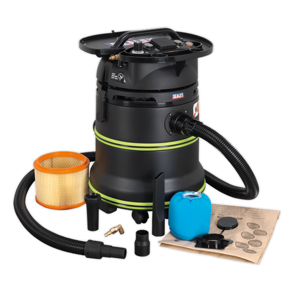 M Class Dust-Free Industrial Wet & Dry Vacuum Cleaner 35L with Autostart for Air/Electric Power Tools 1000W/230V