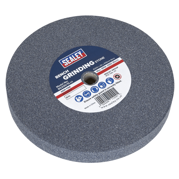 200 x 25mm Grinding Stone 16mm Bore - A60P Fine