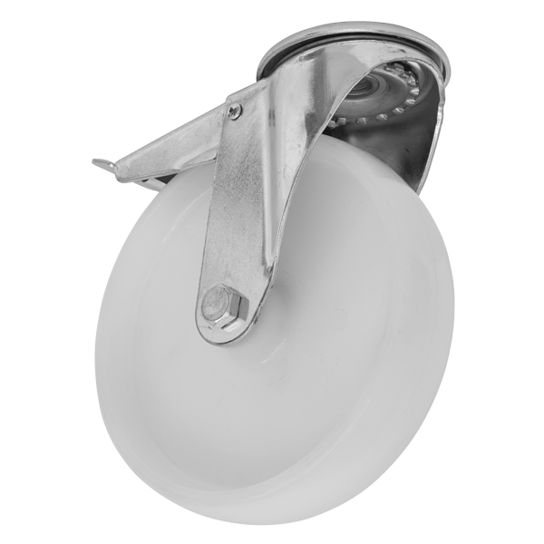 100mm Castor Wheel with Bolt Hole & Total Lock