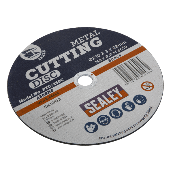 230 x 3mm Cutting Disc 22mm Bore