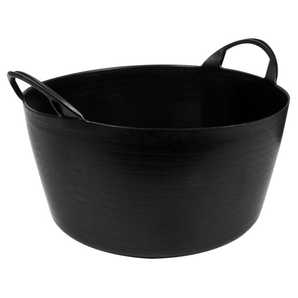Heavy-Duty Flexi Tub 30L - Black