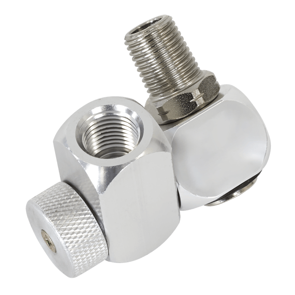 Z-Swivel Air Hose Connector with Regulator 1/4"BSP