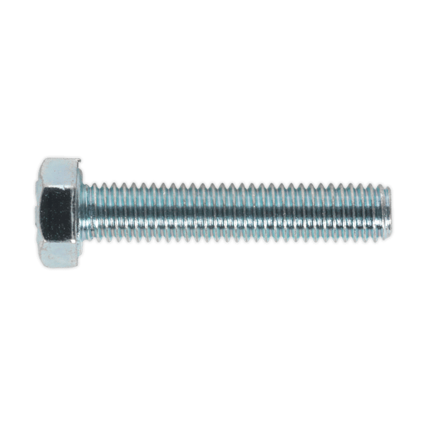 8.8 Zinc Plated HT Setscrew M5 x 25mm, DIN 933 - Pack of 50