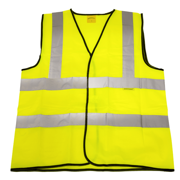 Hi-Vis Yellow Waistcoat - Large