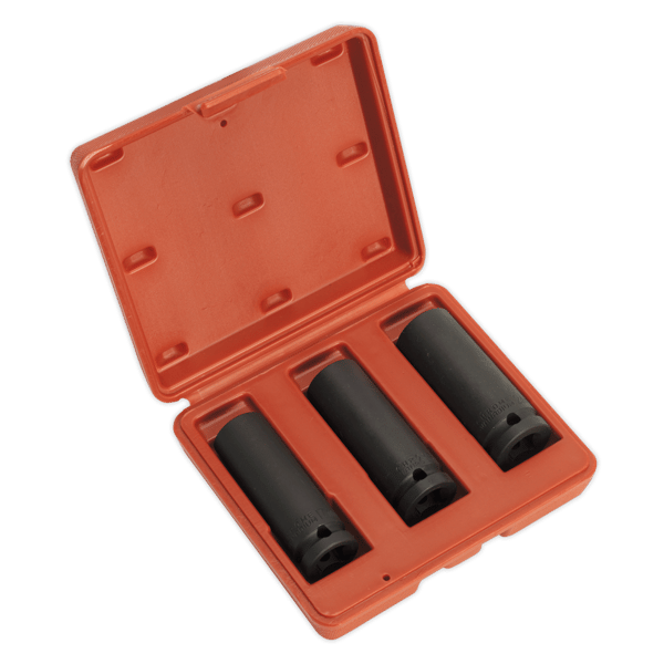 Deep Impact Socket Set 1/2"Sq Drive 3pc