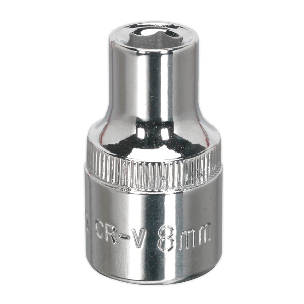 Fully Polished Socket 1/2"Sq Drive 8mm
