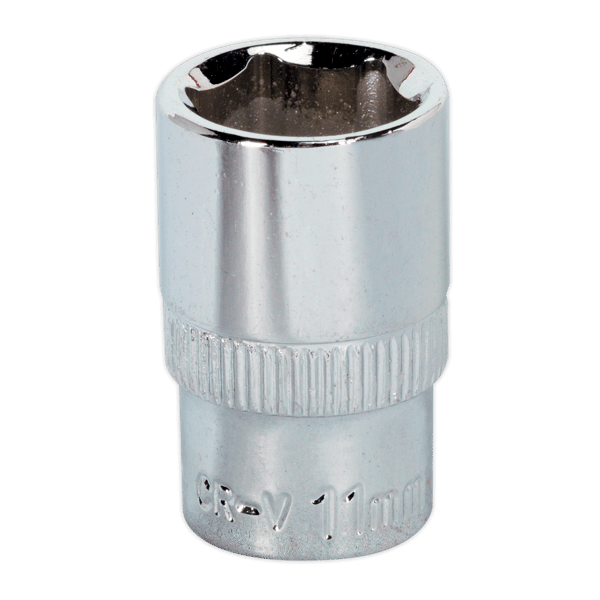 Fully Polished Socket 1/4"Sq Drive 11mm