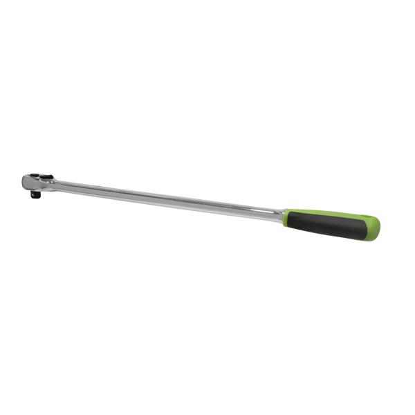 Siegen Extra-Long Pear-Head Ratchet Wrench with Flip Reverse 3/8"Sq Drive