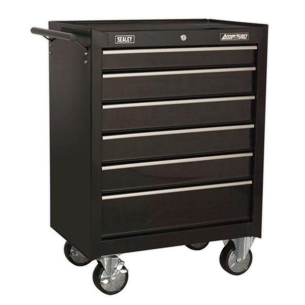 American PRO(R) Rollcab 6 Drawer - Black