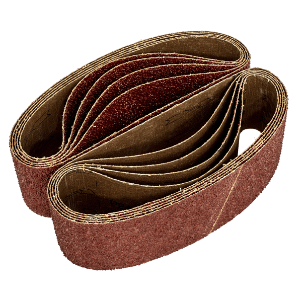 75 x 533mm Sanding Belt 24Grit - Pack of 5