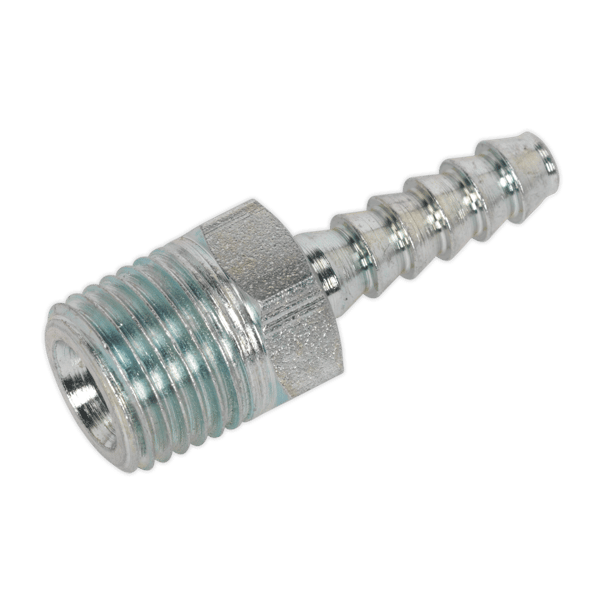 PCL Screwed Tailpiece Male 1/4"BSPT - 3/16" Hose - Pack of 5
