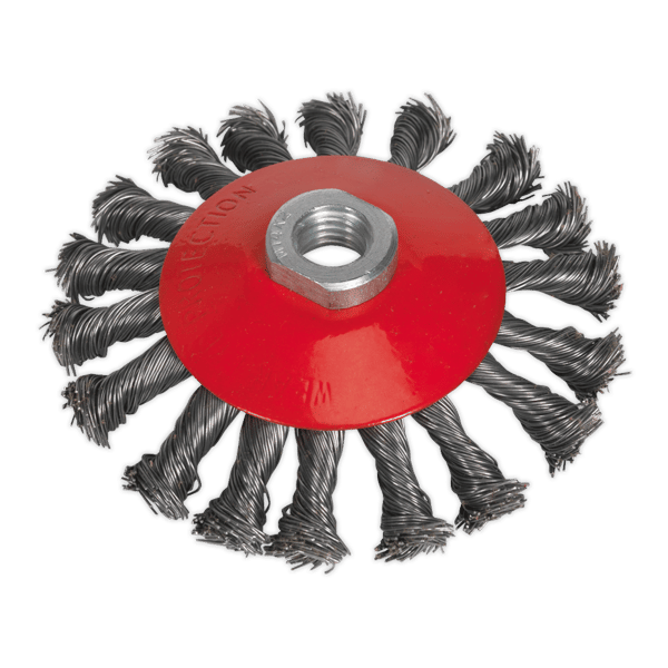 115mm Conical Wire Brush M14 x 2mm