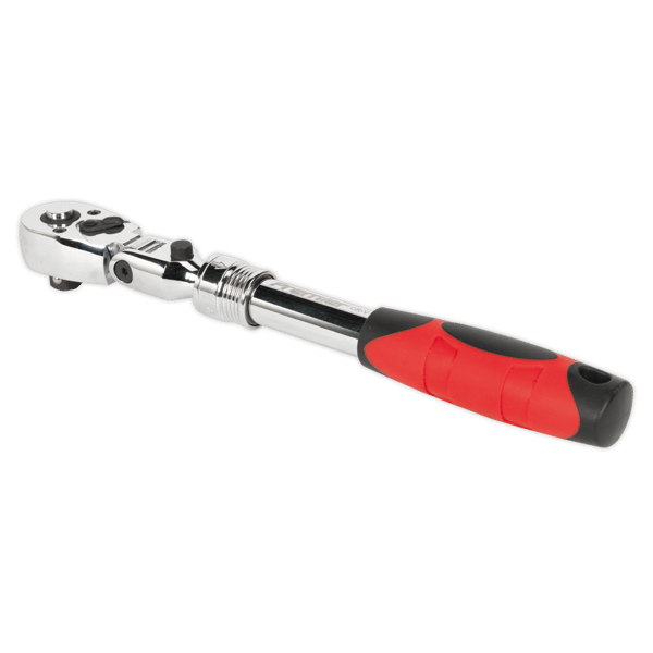 Locking Flexi-Head Extendable Ratchet Wrench 3/8"Sq Drive