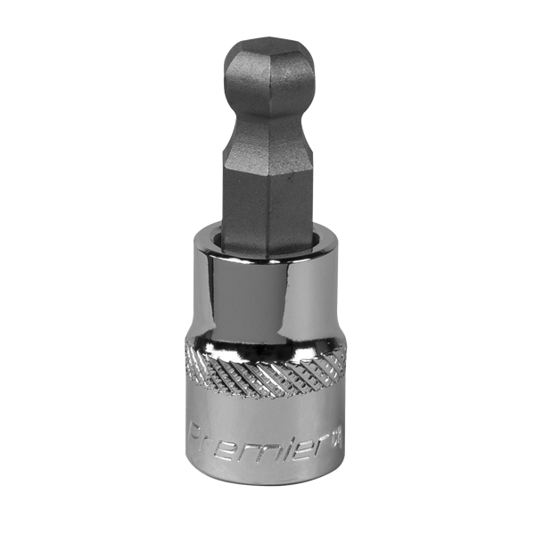 Ball-End Hex Socket Bit 3/8"Sq Drive 10mm