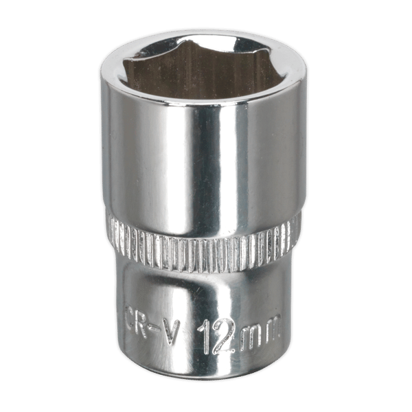 Fully Polished Socket 1/4"Sq Drive 12mm