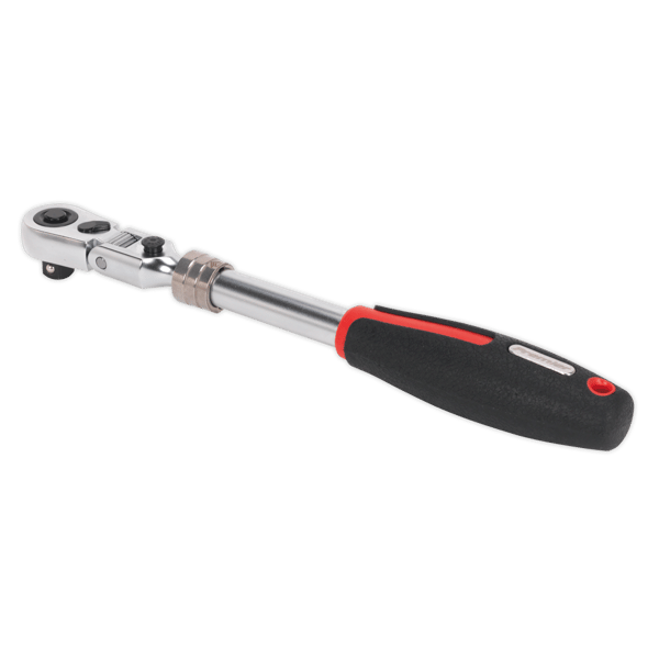 Platinum Locking Flexi-Head Extendable Ratchet Wrench 3/8"Sq Drive