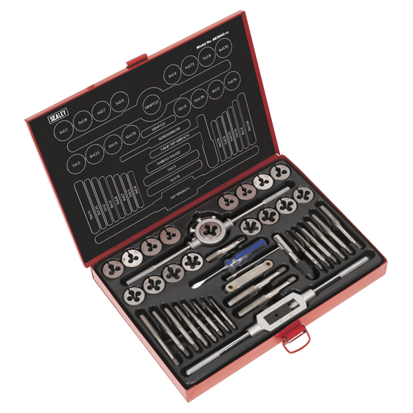 Metric Tap & Die Set Split Dies 40pc