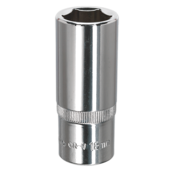 Fully Polished Deep Socket 3/8"Sq Drive 18mm