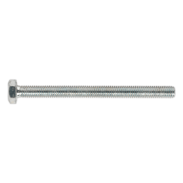 8.8 Zinc Plated HT Setscrew M6 x 75mm, DIN 933 - Pack of 50