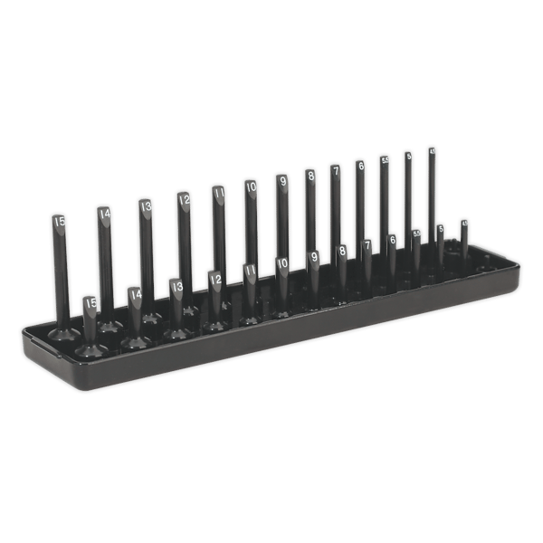 Socket Holder 1/4"Sq Drive 4-15mm