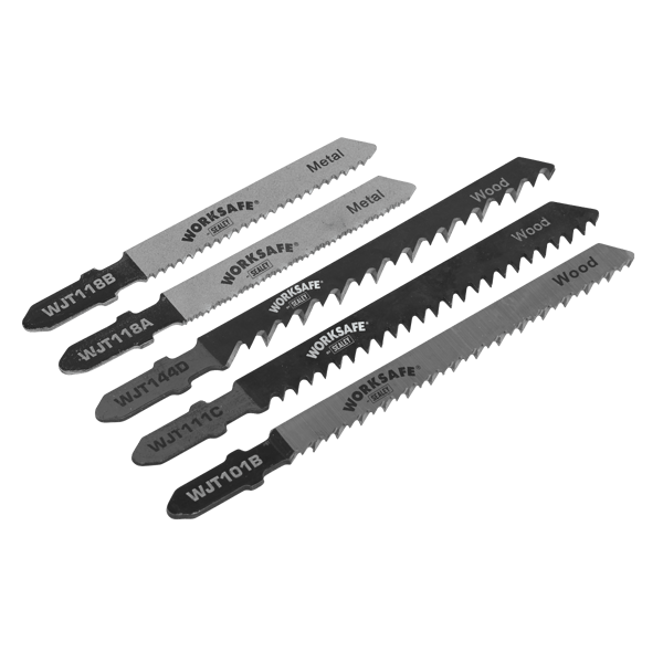 Assorted Jigsaw Blades - Pack of 5