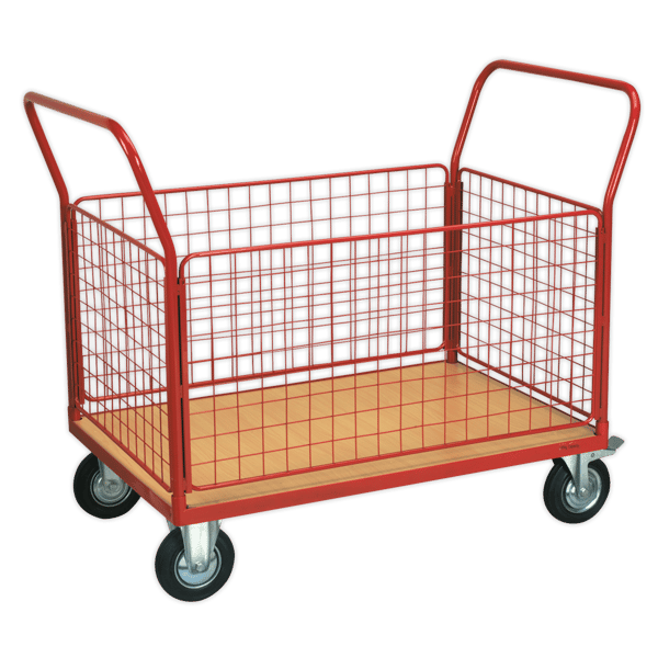 Platform Truck with 4 Removable Sides 1200 x 800mm - 300kg Capacity