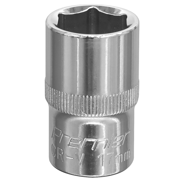 Fully Polished Socket 1/2"Sq Drive 17mm