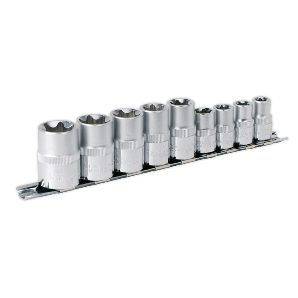 TRX-Star* Socket Set 3/8" & 1/2"Sq Drive E10-E14 & E16-E24 9pc