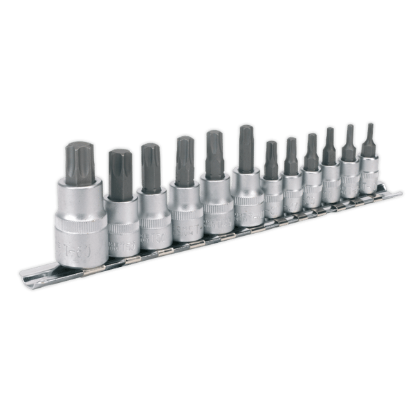 TRX-Star* Socket Bit Set 1/4", 3/8" & 1/2"Sq Drive 12pc