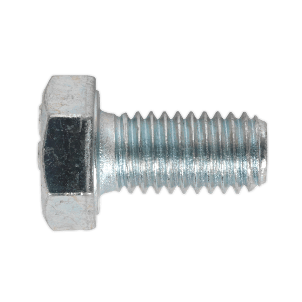 8.8 Zinc Plated HT Setscrew M8 x 16mm, DIN 933 - Pack of 50