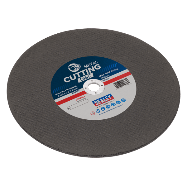 300 x 3.2mm Flat Metal Cutting Disc 20mm Bore