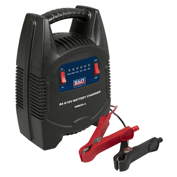 8A 6/12V Battery Charger 230V