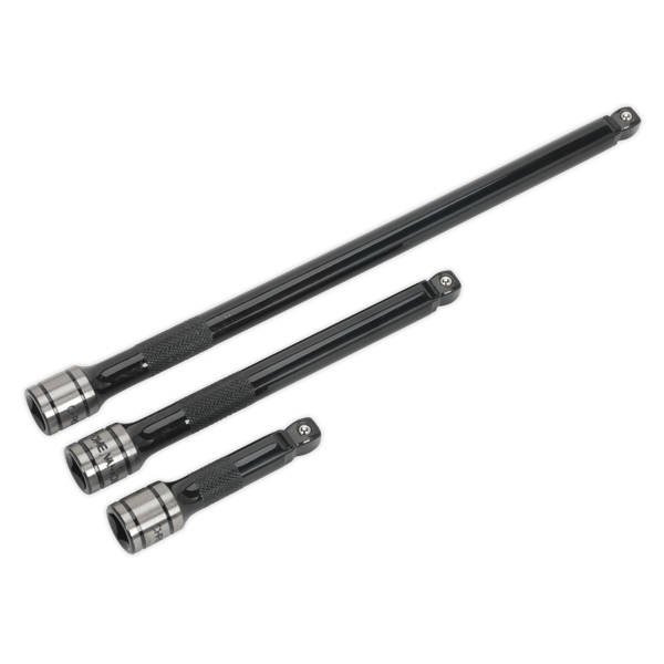 Wobble/Rigid Extension Bar Set 3/8"Sq Drive 3pc