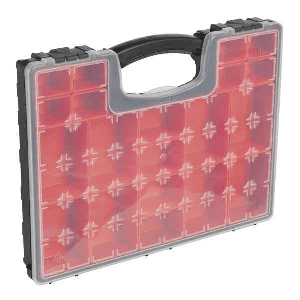 Parts Storage Case with 20 Removable Compartments