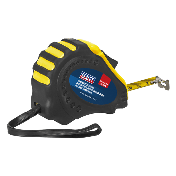 Metric/Imperial Auto Lock Tape Measure 5m(16ft) x 19mm