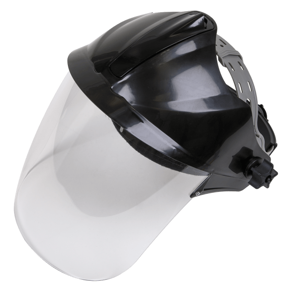 Deluxe Brow Guard with Aspherical Polycarbonate Full Face Shield
