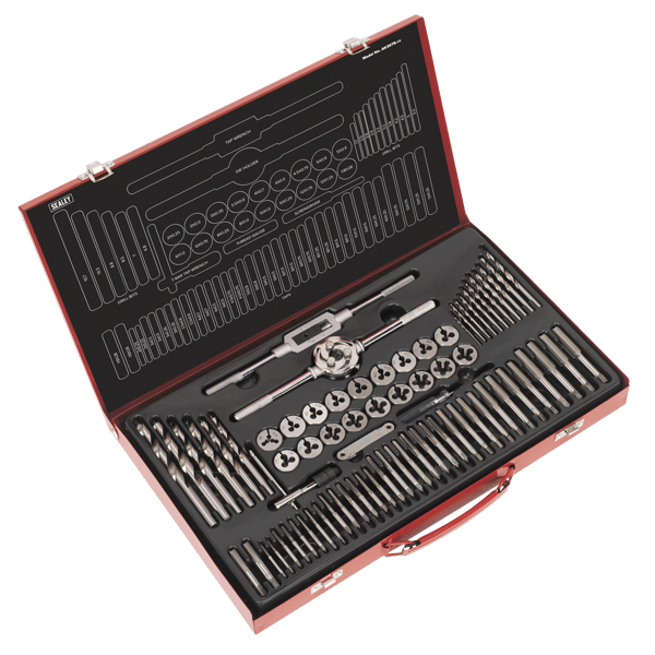 Metric Tap & Die Set Split Dies 76pc