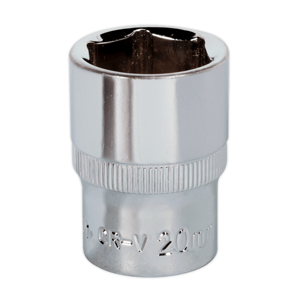 Fully Polished Socket 1/2"Sq Drive 20mm