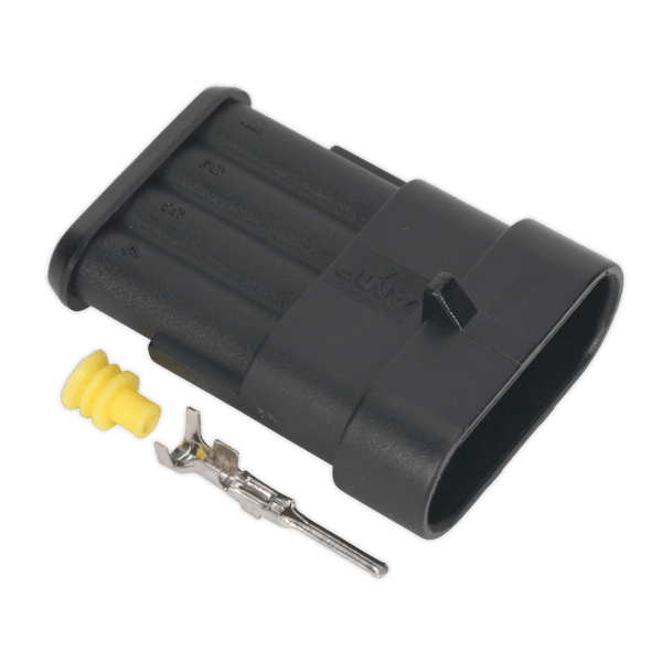 4-Way Superseal Male Connector - Pack of 3