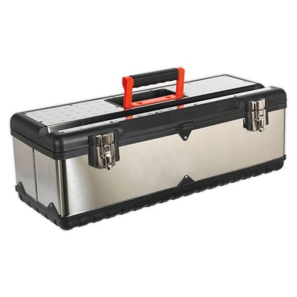 Stainless Steel Toolbox with Tote Tray 660mm