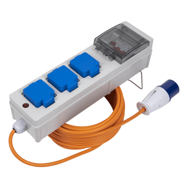 Caravan & Camping Mains Unit 15m with RCD