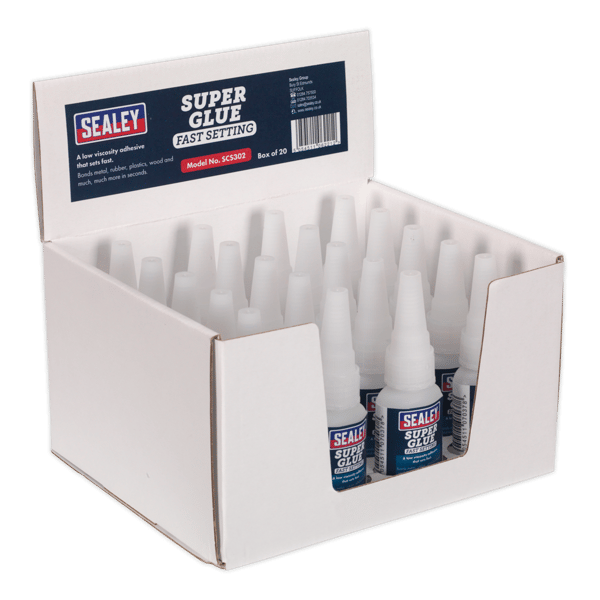 Fast Setting Super Glue 20g - Pack of 20