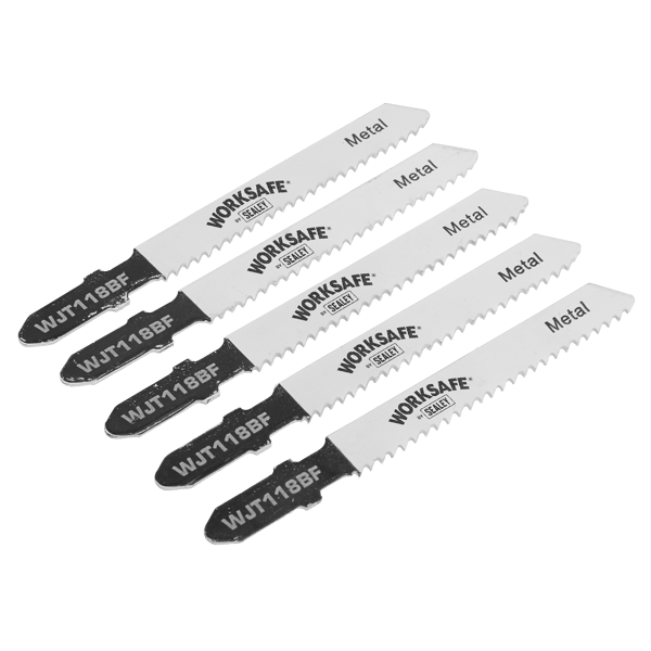 Jigsaw Blade for Metal 55mm 12tpi - Pack of 5