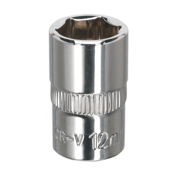 Fully Polished Socket 3/8"Sq Drive 12mm