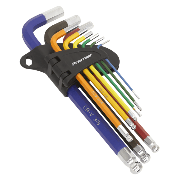 Imperial Long Ball-End Hex Key Set 9pc