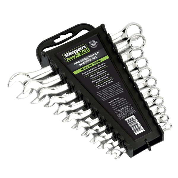 Siegen Combination Spanner Set 6-19mm 11pc