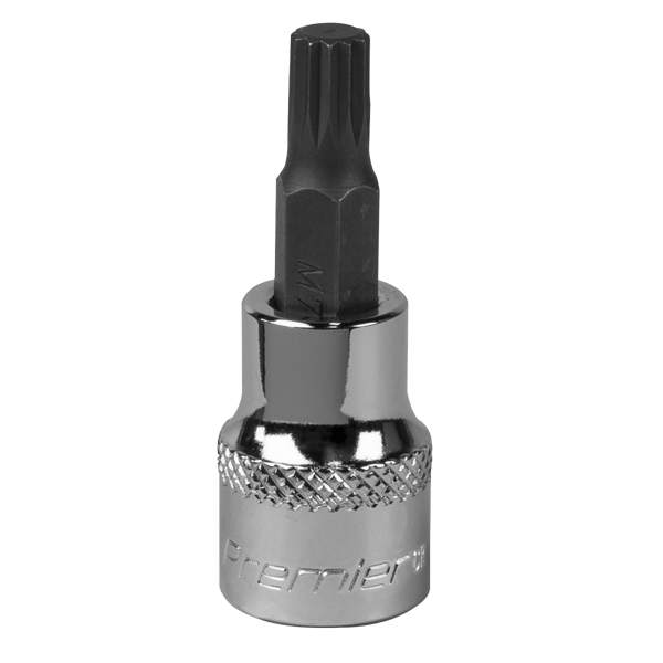 Spline Socket Bit 3/8"Sq Drive M7