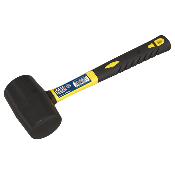 Rubber Mallet with Fibreglass Shaft 1.5lb